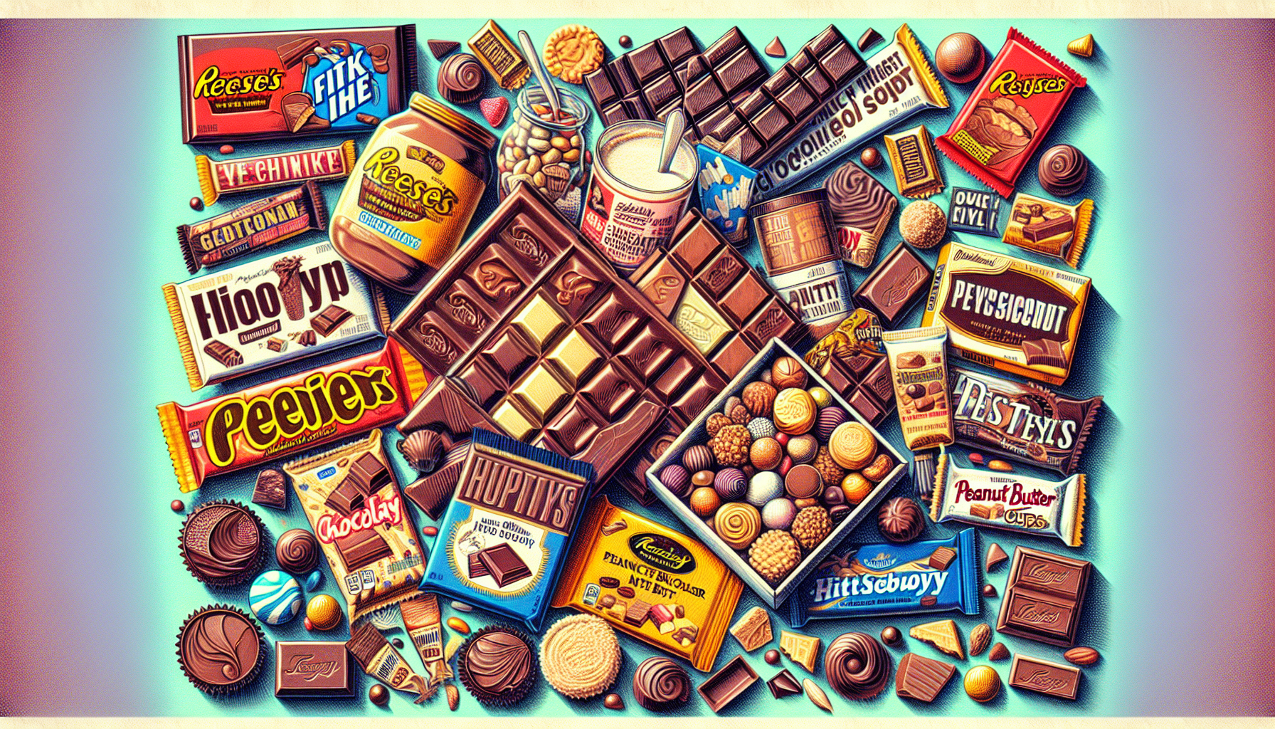 Ekstaza na rynku czekolady: Hershey w haju rośnie, a Cadbury jeździ na hulajnodze